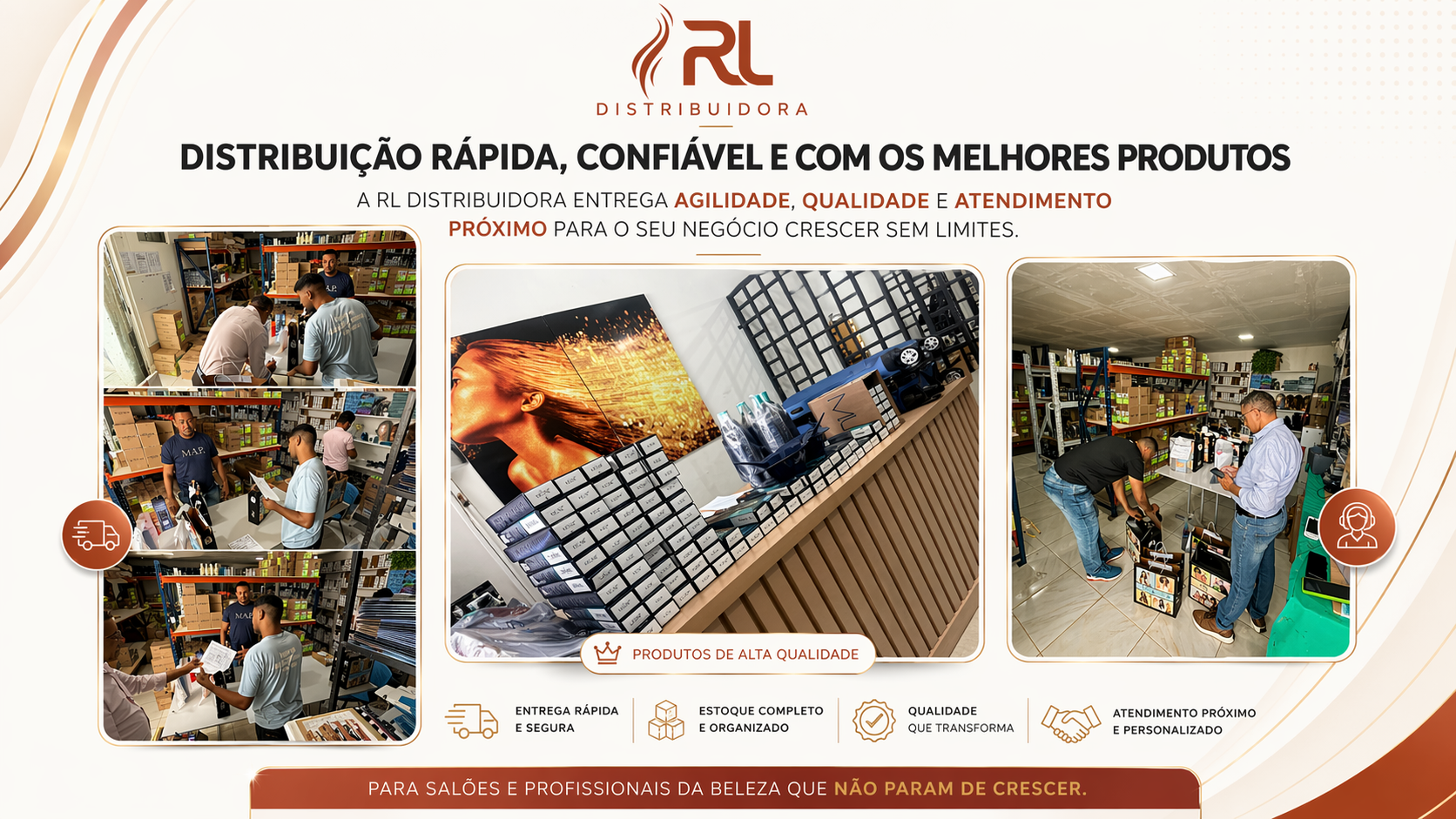 RL Distribuidora — distribuição rápida, confiável e com os melhores produtos